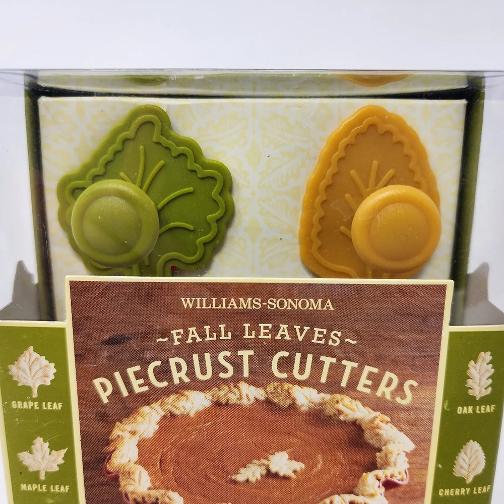 William Sonoma Fall Leaves Pie Crust Citters 4 Pack